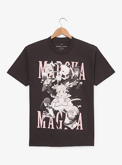 Puella Magi Madoka Magica Tonal Group Portrait T-Shirt - BoxLunch Exclusive