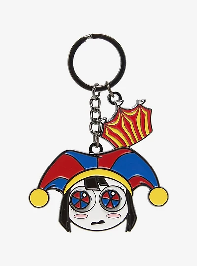 The Amazing Digital Circus Pomni Sliding Eyes Keychain - BoxLunch Exclusive