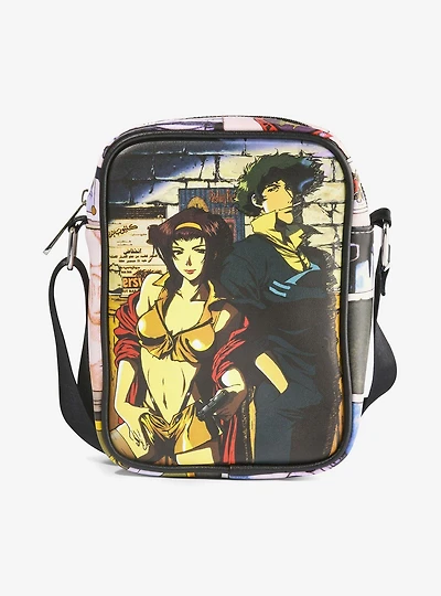Cowboy Bebop Faye & Spike Pose With Scenes Crossbody Bag