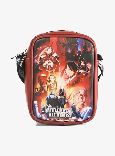Fullmetal Alchemist Brotherhood Elric Brothers Pose & Scene Crossbody Bag