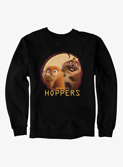 Disney Pixar Hoppers Log Mabel & King George Photo Sweatshirt