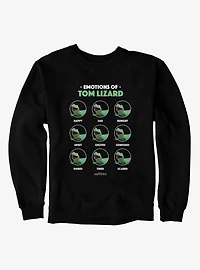 Disney Pixar Hoppers Emotions Of Tom Lizard Sweatshirt