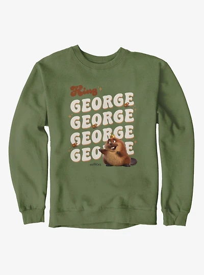 Disney Pixar Hoppers King George Name Stack Sweatshirt