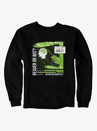 Disney Pixar Hoppers Beaver Or Bot Sweatshirt