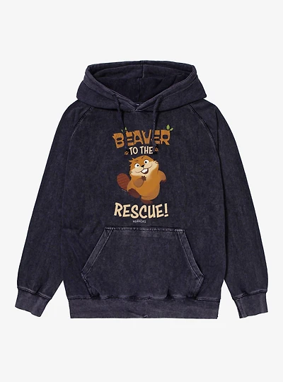 Disney Pixar Hoppers Mabel Beaver To The Rescue Mineral Wash Hoodie
