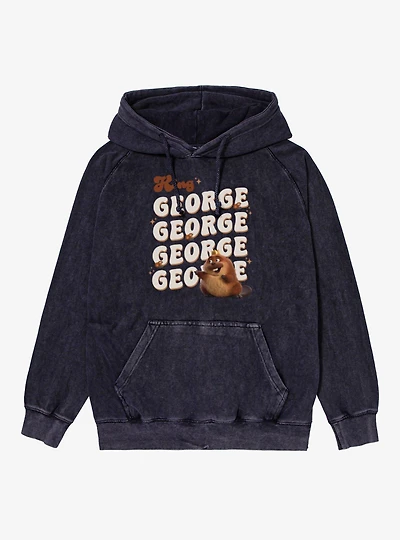 Disney Pixar Hoppers King George Name Stack Mineral Wash Hoodie