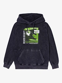 Disney Pixar Hoppers Beaver Or Bot Mineral Wash Hoodie