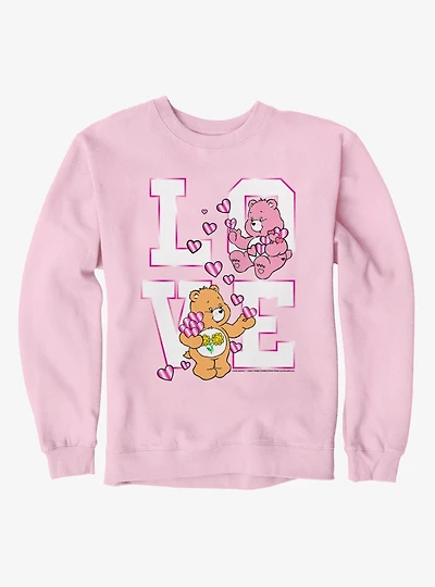 Care Bears Friend And Love A Lot Bear Stack Sweatshirt
