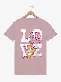 Care Bears Friend And Love A Lot Bear Stack T-Shirt
