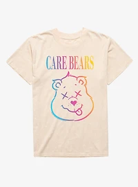 Care Bears Grunge Bear Face Mineral Wash T-Shirt