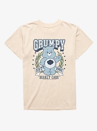 Care Bears Grumpy Bear Bearly Est 1982 Mineral Wash T-Shirt