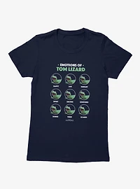 Disney Pixar Hoppers Emotions Of Tom Lizard Womens T-Shirt