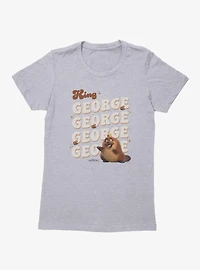 Disney Pixar Hoppers King George Name Stack Womens T-Shirt