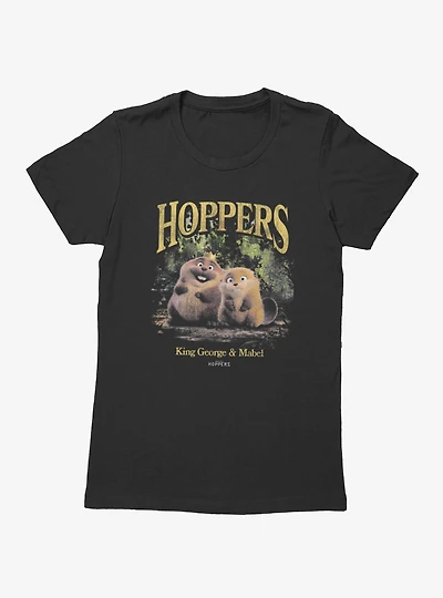 Disney Pixar Hoppers Mabel & King George Forest Photo Womens T-Shirt