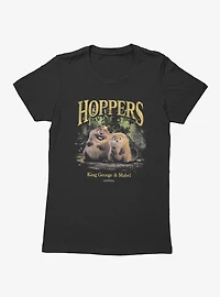 Disney Pixar Hoppers Mabel & King George Forest Photo Womens T-Shirt
