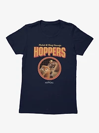 Disney Pixar Hoppers Mabel And King George Circle Womens T-Shirt