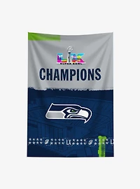 NFL Super Bowl 2026 Seattle Seahawks Champs Ferry Tapestry