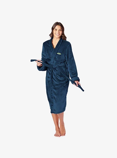 NFL Super Bowl 2026 Seattle Seahawks Multi Champs Fog Silk Touch Robe