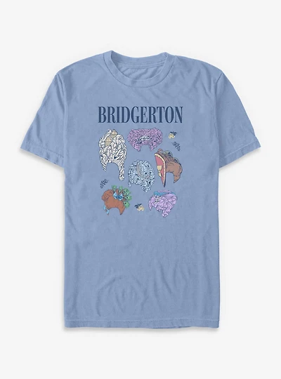 Bridgerton Queen Charlotte Wigs Garment Dye T-Shirt BoxLunch Exclusive