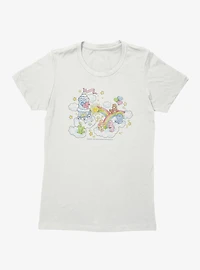 Care Bears Sky Rainbow Bridge Playtime Womens T-Shirt