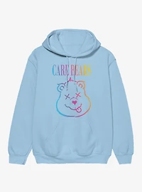 Care Bears Grunge Bear Face Hoodie