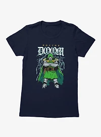 Marvel Dr Doom Lightning Stance Womens T-Shirt