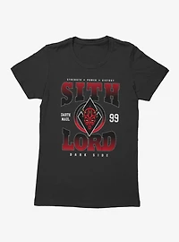 Star Wars Darth Maul Sith Lord Strength Power Victory Collegiate Womens T-Shirt