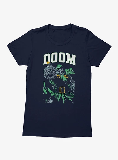 Marvel Dr Doom Finger Blast Womens T-Shirt