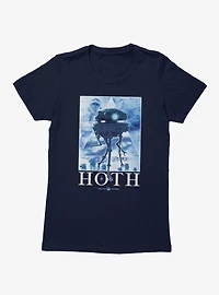Star Wars Hoth Echo Base Poster Womens T-Shirt