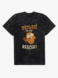 Disney Pixar Hoppers Mabel Beaver To The Rescue Mineral Wash T-Shirt