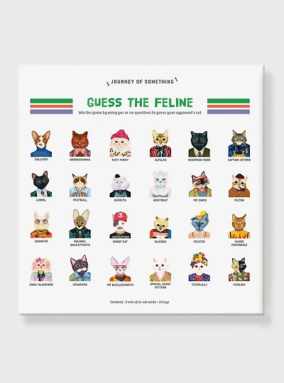 Guess the Feline Card Game