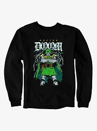 Marvel Dr Doom Lightning Stance Sweatshirt