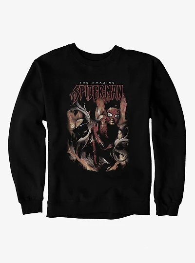Marvel The Amazing Spider-Man Fire And Wounds Sweatshirt