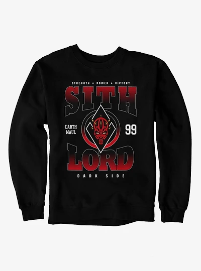 Star Wars Darth Maul Sith Lord Strength Power Victory Collegiate Sweatshirt