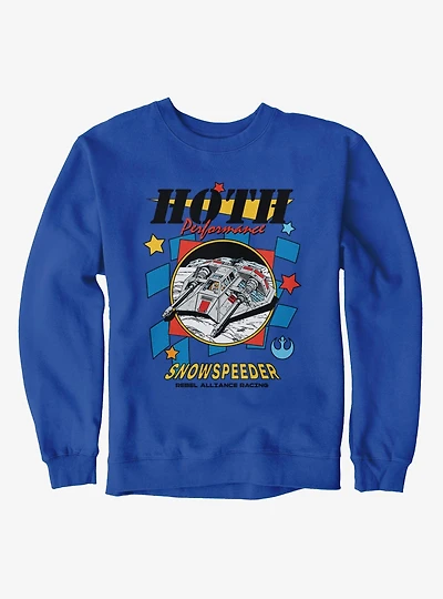 Star Wars Hoth Performance Snow Speeder Racing Rebel Alliance Sweatshirt