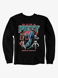 Star Wars Boba Fett Ship Racing Flag Retro Sweatshirt