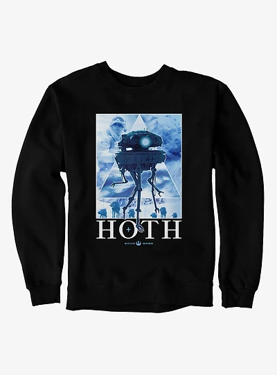Star Wars Hoth Echo Base Poster Sweatshirt