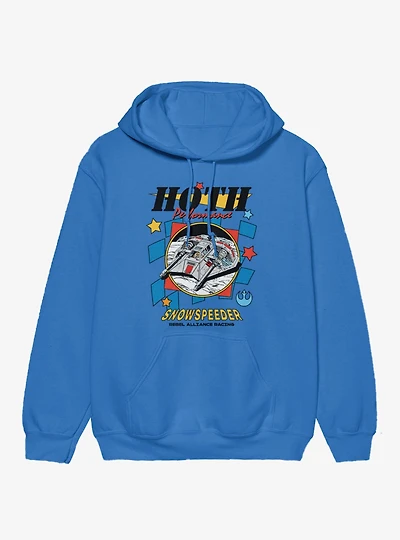 Star Wars Hoth Performance Snow Speeder Racing Rebel Alliance Hoodie