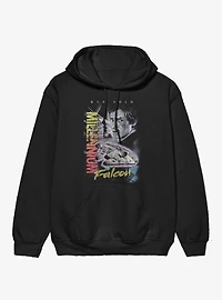 Star Wars Han Solo Millenium Falcon Collage Hoodie
