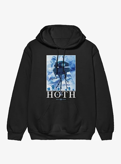 Star Wars Hoth Echo Base Poster Hoodie