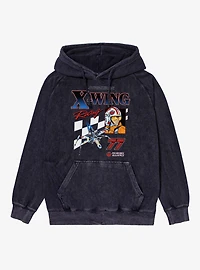 Star Wars X-Wing Racing Rebel Alliance Mineral Wash Hoodie