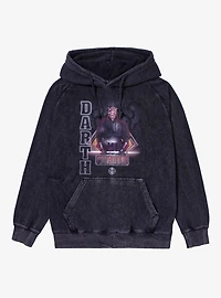Star Wars Darth Maul Stare Down Mineral Wash Hoodie