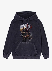 Marvel Rivals Magik Shadow Looming Mineral Wash Hoodie