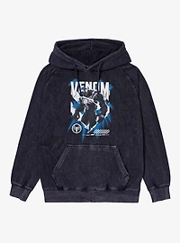 Marvel Rivals Venom Action Splash Mineral Wash Hoodie