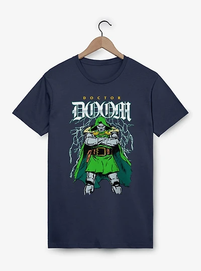 Marvel Dr Doom Lightning Stance T-Shirt