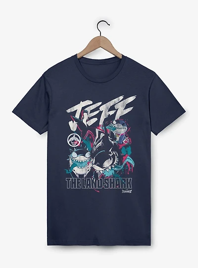 Marvel Rivals Jeff The Land Shark Collage T-Shirt