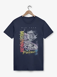 Star Wars Han Solo Millenium Falcon Collage T-Shirt