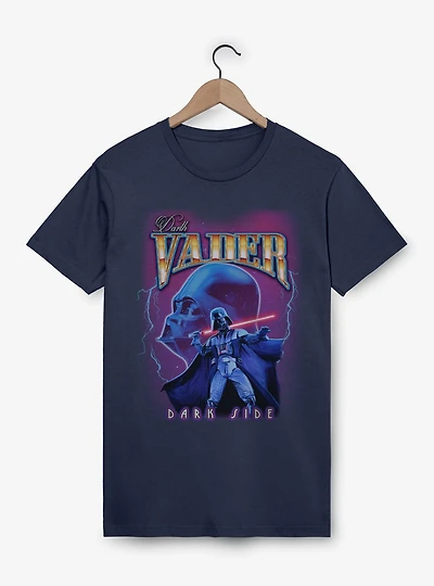 Star Wars Darth Vader Dark Side Lightning Collage T-Shirt