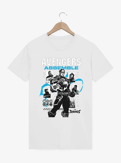 Marvel Rivals Captain America Avengers Assemble T-Shirt