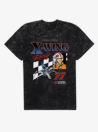 Star Wars X-Wing Racing Rebel Alliance Mineral Wash T-Shirt
